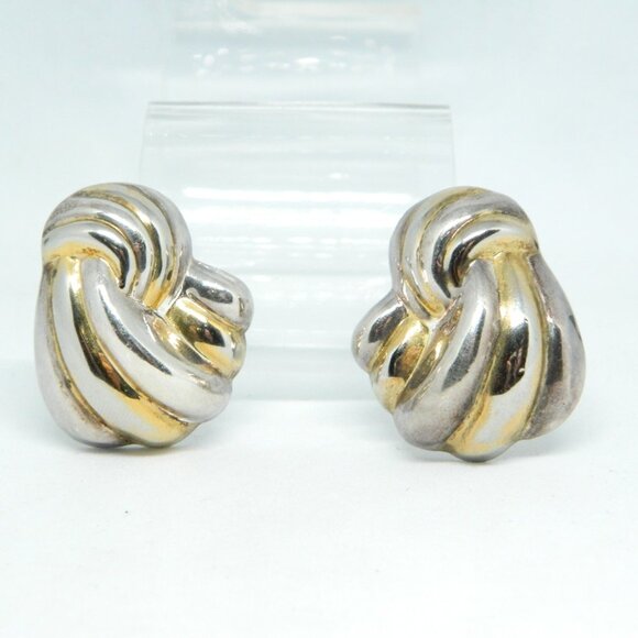 IBB TH .925 Sterling Silver Dual Tone Modernist - Picture 1 of 6